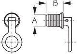 Sea-Dog Line - Brass Snap Handle Drain Plug - 1" w/o Chain - Bulk - 520070
