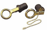 Sea-Dog Line - Brass Snap Handle Drain Plug with Chain - 1" - 5200711