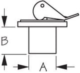 Sea-Dog Line - Brass Baitwell Plug - 3/4" - 5200941