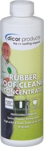 Dicor Corporation - Rubber Roof Cleaner, 16 oz concentrate - RPRC160C