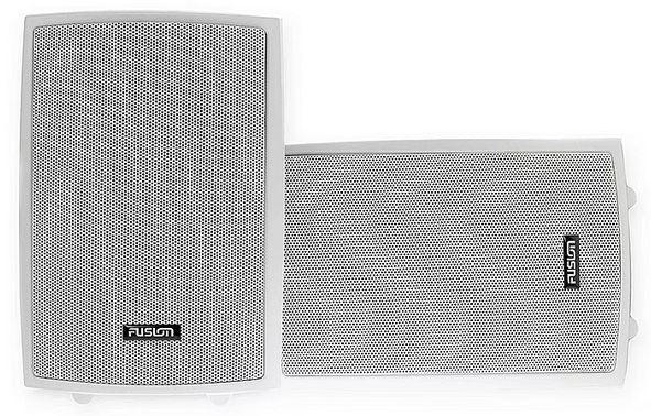 FUSION - 4" Compact Marine Box Speakers - Pair - White - MS-OS420