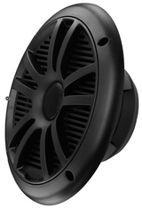 Boss Audio - MR6B 6.5" Dual Cone Marine Coaxial Speaker - Pair - 180W - Black - MR6B