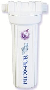 Flow-Pur -10INHSG. W/GAC CRTDG MNT BRK S,SINGLE EXTERIOR WATER FILTER - POE12GHGACBRV