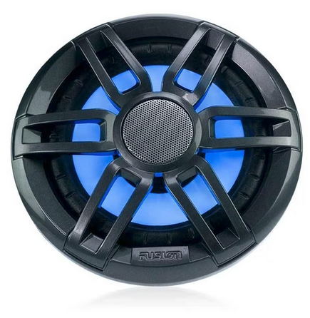 FUSION - XS-FL65SPGW XS Series 6.5" 200 Watt Sports Marine Speakers - Grey - White Grill Options - 010-02196-20