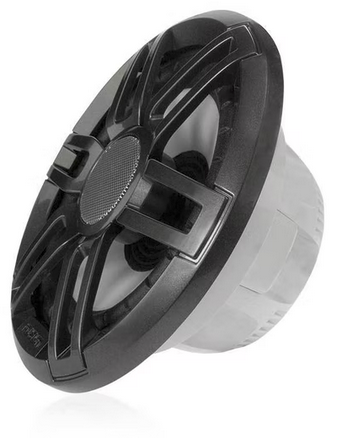 FUSION - XS-FL65SPGW XS Series 6.5" 200 Watt Sports Marine Speakers - Grey - White Grill Options - 010-02196-20