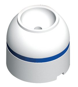 Cal June Bouys - Jim-Buoy Pendant Buoy - 18" Dia - White With Blue Reflective Tape - 4202T25