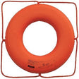 Cal-June - Jim-Buoy Closed Cell Foam Life Ring With Rope Molded Into Core - Orange - 30" - GOX30