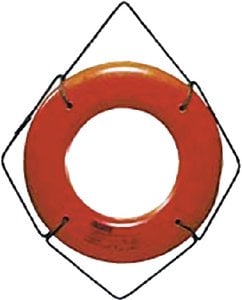 Cal-June - Jim-Buoy Hard Shell Life Ring - Orange - 20" - HS20O