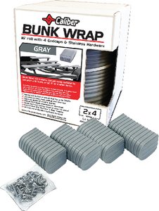 Caliber - Bunk Wrap Kit (Includes 4 Endcaps and Stainless Steel Hardware) - 23052BK