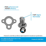 Mercury Mercruiser - Thermostat Kit - Fits 1998 and Older MCM GM In-Line 4 & 6 Cylinder Engines - 59078Q3