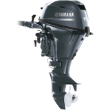 Yamaha F15SEHA Outboard - Gray | 15-Inch Shaft | Tiller Handle | Electric Start | Manual Tilt