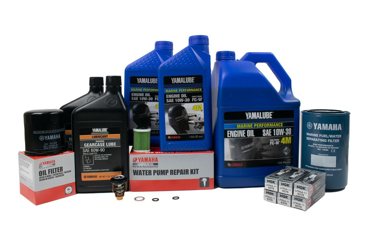 Yamaha F200 & F225 3.3L V6 300 Hour Service Maintenance Kit - Yamalaube 10W-30 - 2006-2010 ( See Models )