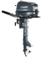 Yamaha F6SMHA Outboard - 15-Inch Shaft | Tiller Handle | Manual Start | Manual Tilt | Gray