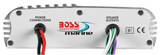 Boss Audio - MR1000 Marine Power Amplifier - 4-Channel MOSFET - Bridgeable - MR1000