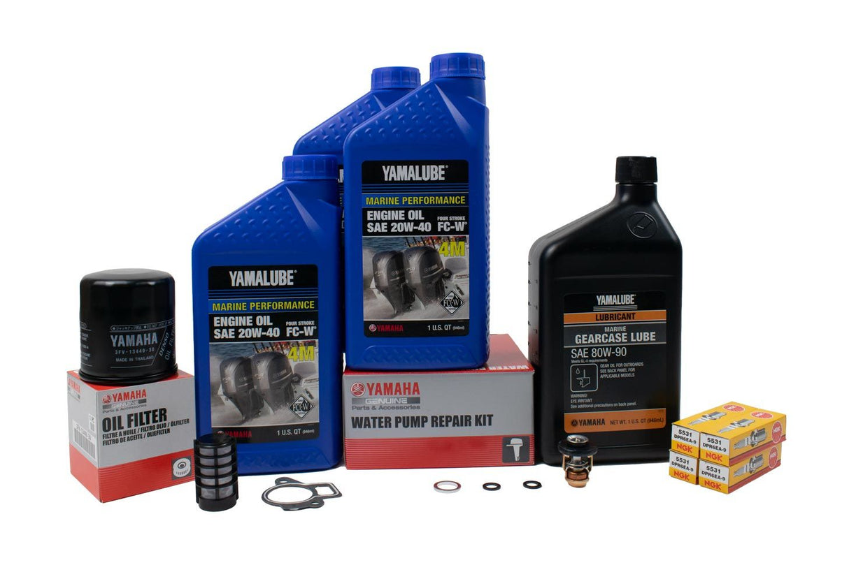 Yamaha F50 300 Hour Service Maintenance Kit - Yamalube 20W-40 - 1995-1996