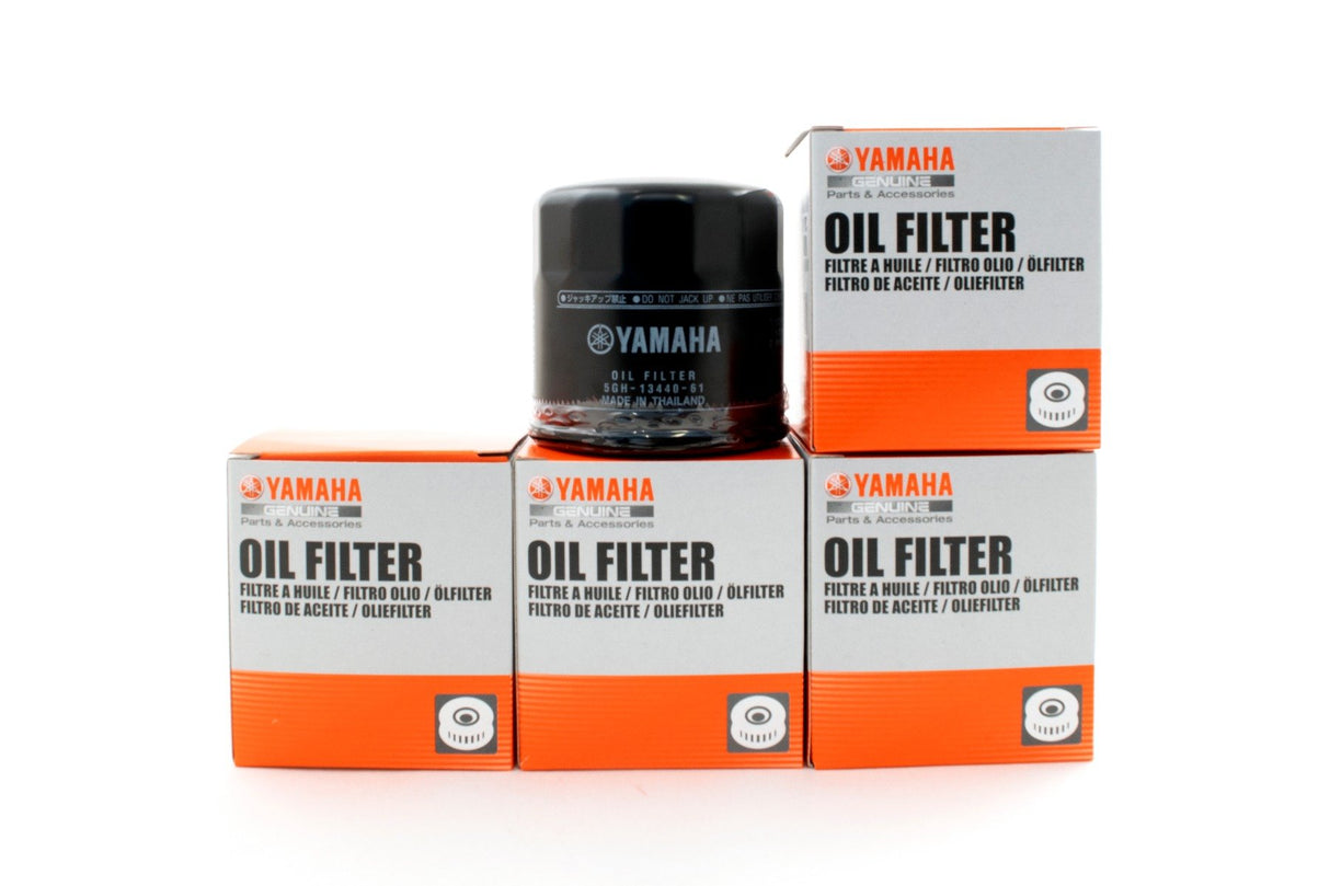 Yamaha F15 F25 F40 F50 F60 F70 Outboard Oil Filter 5GH-13440-61-00 5GH-13440-60-00 - 4-Pack