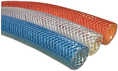 Trident hose - PVC Red/Blue/Clear Tracer - 1" X 50' - 1621006