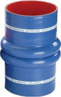 Trident hose - Blue Silicone "VHT" Double Hump Hose w/T-Bolt Clamps, 8" - 274V8000SS