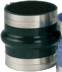 Trident hose - Hump Hose w/T-Clamp, 4" - THH4SS