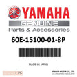 Yamaha - Crankcase Assy - 60E-15100-01-8P