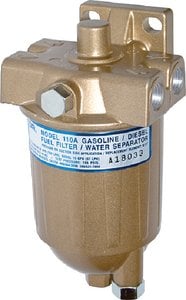 Racor - High Pressure Fuel Filter/Water Separator - 10 Micron - 110A