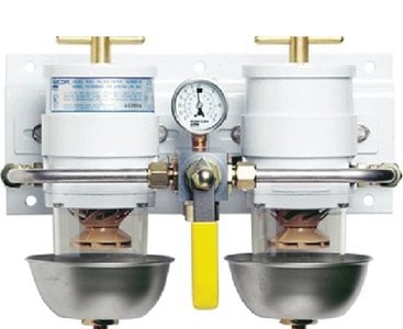 Racor - Marine Dual Fuel Filter Water Separator - 75500MAX2