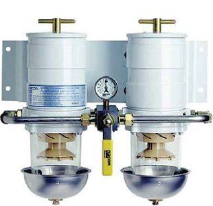 Racor - Marine Dual Fuel Filter Water Separator - 75500MAX30
