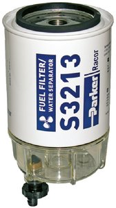 Racor - 60 GPH Gas Outboard Filter With Clear Bowl - B32013
