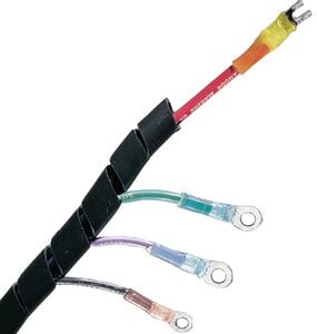Ancor - Black Marine Grade Spiral Wrap - 452381