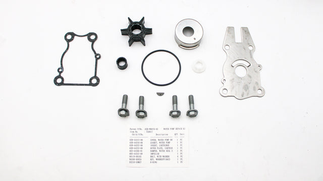 Yamaha - Water Pump Repair Kit - Cooling System Service - 63D-W0078-03-00