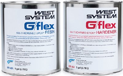 West System - G/Flex 655 Epoxy Adhesive Repair Kit, 2 Gallons - 6552G