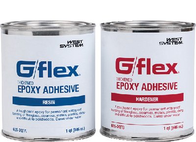 West System - G/Flex 655 Epoxy Adhesive Repair Kit, 2 Quarts - 6552QT