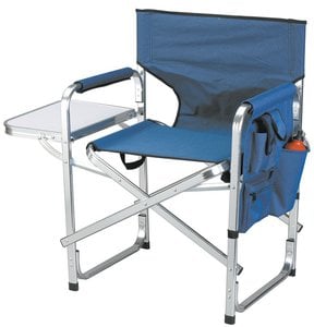 Ming's Mark Inc - DELUXE CAMPING CHAIR BLUE,FOLDING DIRECTOR'S CHAIR - SL1204BLUE