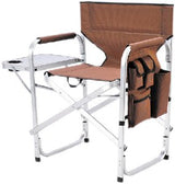 Ming's Mark Inc - DELUXE CAMPING CHAIR BROWN,FOLDING DIRECTOR'S CHAIR - SL1204BRN