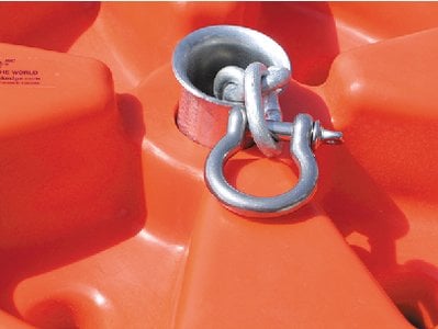 Dock Edge - Flared Galvalume Chain Collar 1-7/8" Dia. - 90030F