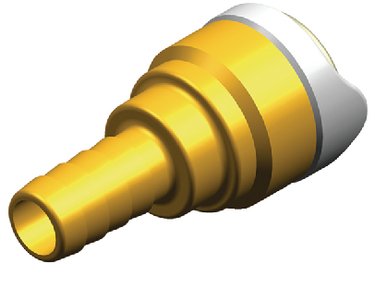 Whale Water Systems - Tube To Hose Connector 1/2" - WX1544B