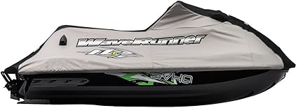 Yamaha Waverunner Cover - FZS Series - Black-Charcoal - 2009 - 2016 - MWV-CVRFZ-BG-18