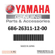 Yamaha - Cable, Throttle 1 - 6B6-26311-12-00