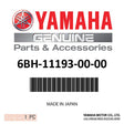 Yamaha - Gasket, Head Cover 1 - 6BH-11193-00-00