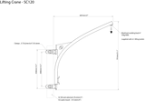 Scanstrut - SC120 Lifting Crane Accessory - SC120