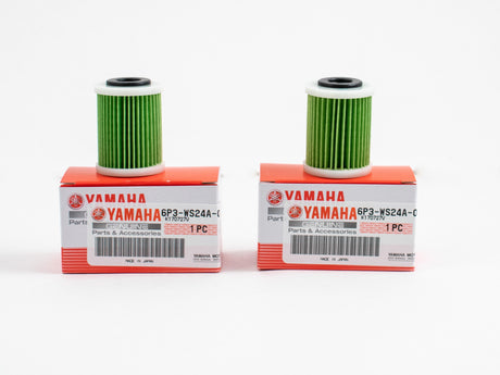 Yamaha F150 VF200 VF225 VF250 F200 F225 F250 F300 F350 Fuel Filter Element - 6P3-WS24A-02-00 supersedes 6P3-WS24A-01-00 - 2-Pack