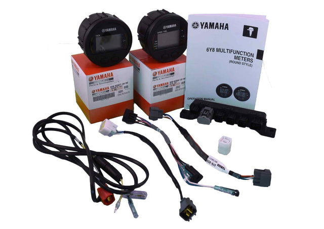 Yamaha - DEC Single Engine Main Station Command Link Guage Kit, part of the PartsVu Yamaha outboard gauges & gauge kit collection