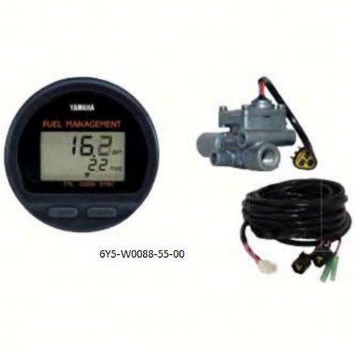 Yamaha - Multifunction Single Engine Fuel Management Kit - Multifunction One Gauge Kit, part of the PartsVu Yamaha outboard gauges & gauge kit collection