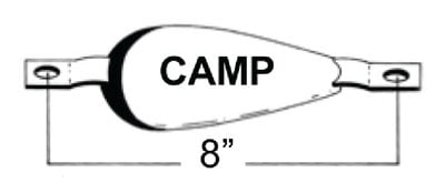 Camp Zinc - Strap Zinc 1-1/4 X 3 X 6 - W3