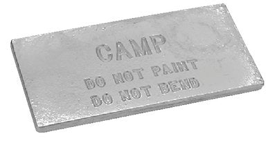 Camp Zinc - 1/2 X 6 X 12 Zinc Plate - ZP2