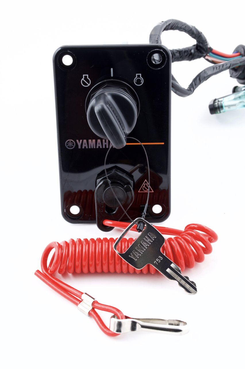 Yamaha - Command Link/Conventional Single Engine Key Switch Panel - 704-82570-12-00