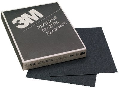 3M - Wetordry Paper Sheet 431Q - 80C Grit - 9 in x 11 in - 50 Count - 02018