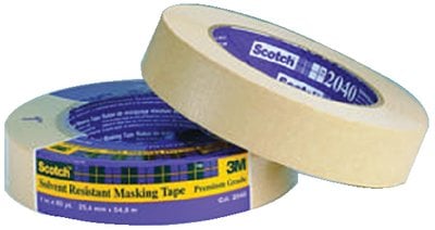 3M - Scotch Solvent Resistant Masking Tape - 1 inch x 60 yard - 02992