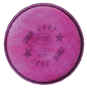 3M - Particulate Filter 2097/07184(AAD) - P100 - Nuisance Level Organic Vapor Relief - 2097P100