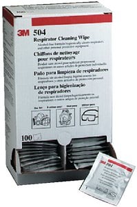 3M - Respirator Cleaning Wipes - 100 Count - 504